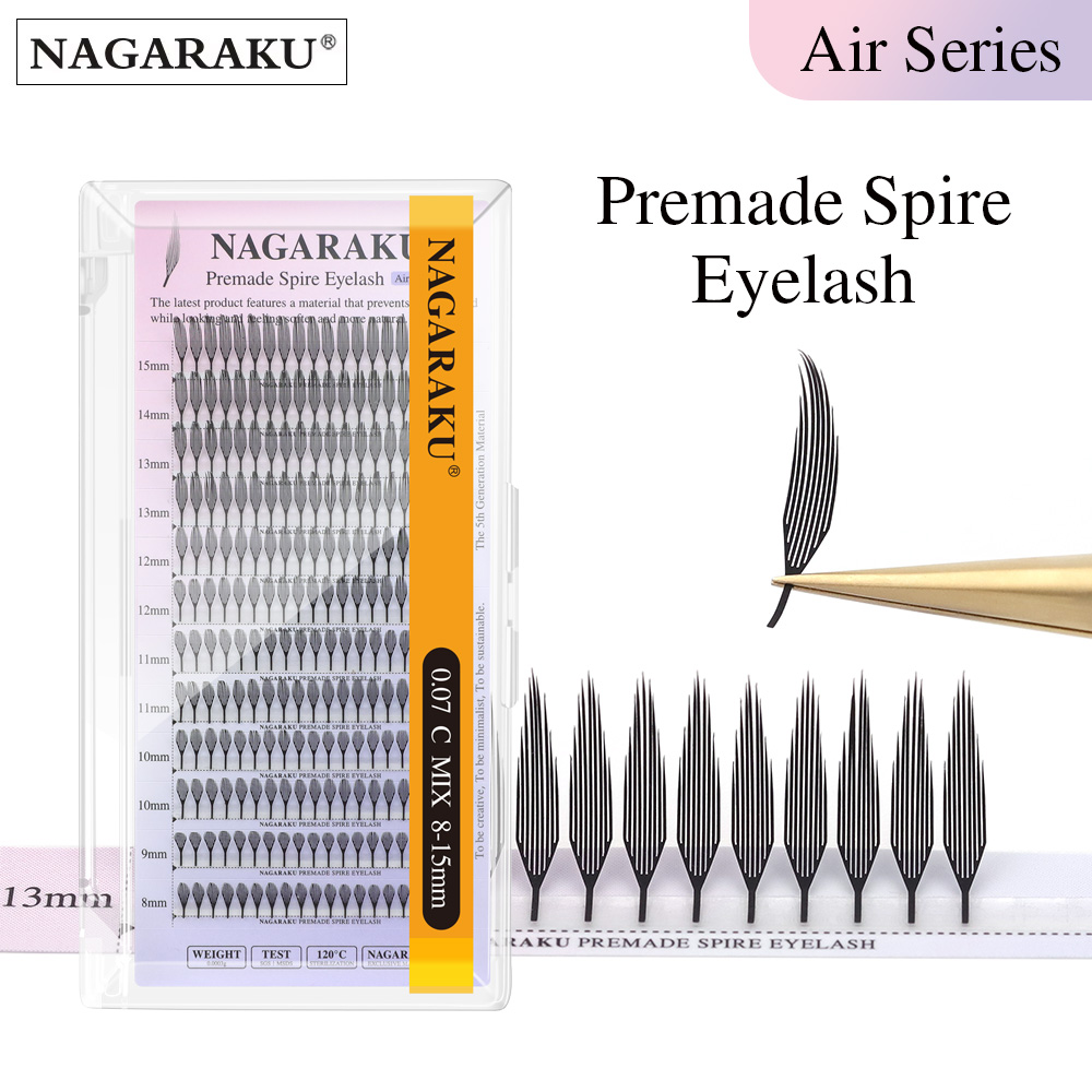 Eyelash Extension Course - NAGARAKU Premade Spire Eyelash Anime Effect