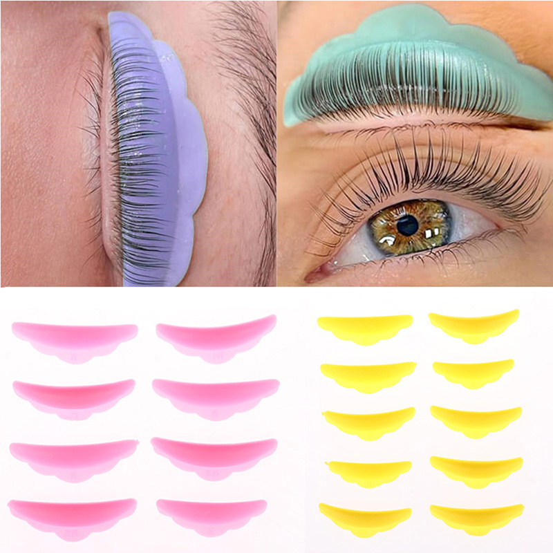 Eyelash Extension Course - 5Pairs Lash Eyelash Grafting Silicone Perm