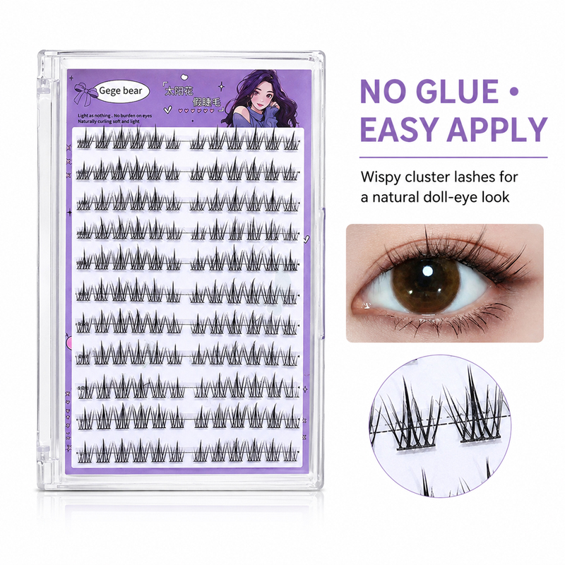 Eyelash Extension Uv Glue - Gege Bear No Glue False Eyelashes