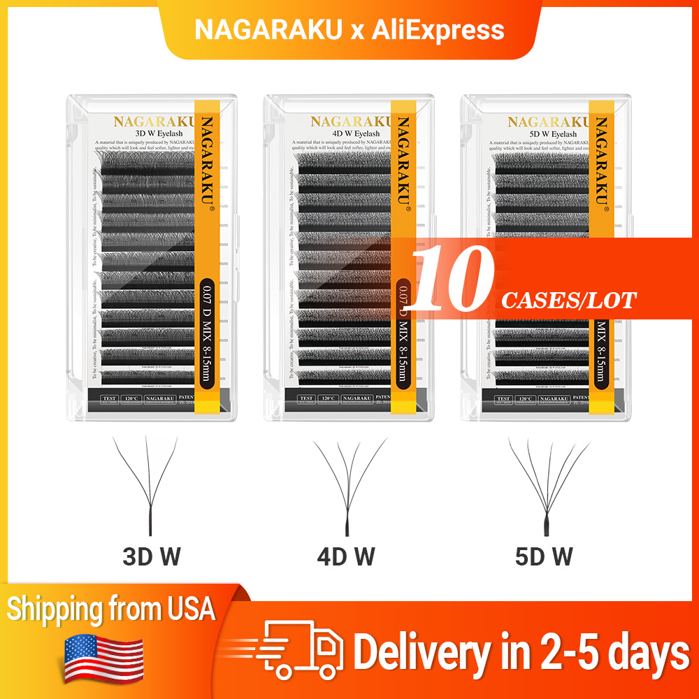 Eyelash Extension Course - NAGARAKU Ship from USA 10 Cases