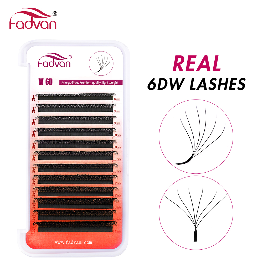 FADVAN Real 6D W lashes 0.07 W - Eyelash Extension Equipment recension och pris