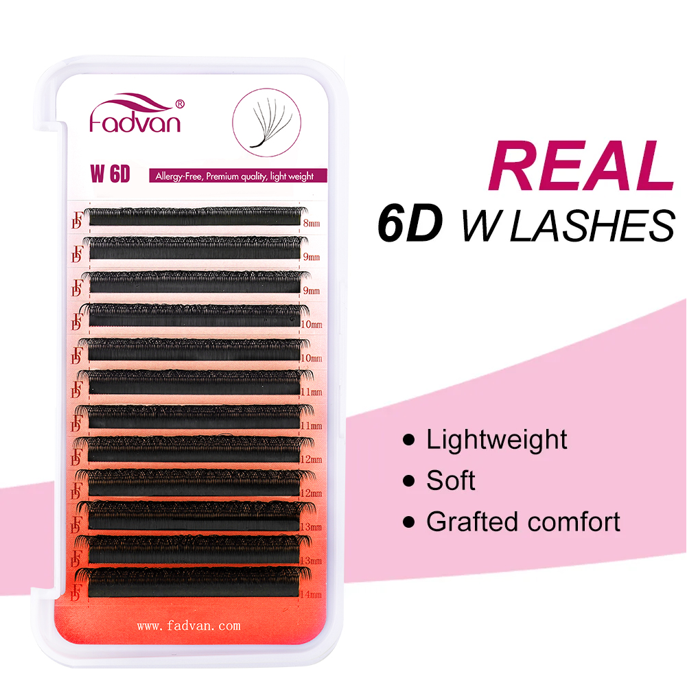 FADVAN Real 6D W lashes 0.07 W - Eyelash Extension Equipment recension och pris