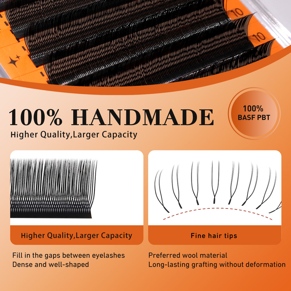 Merrdear YY U Shaped Eyelash E - Eyelash Extension Volume Styles recension och pris