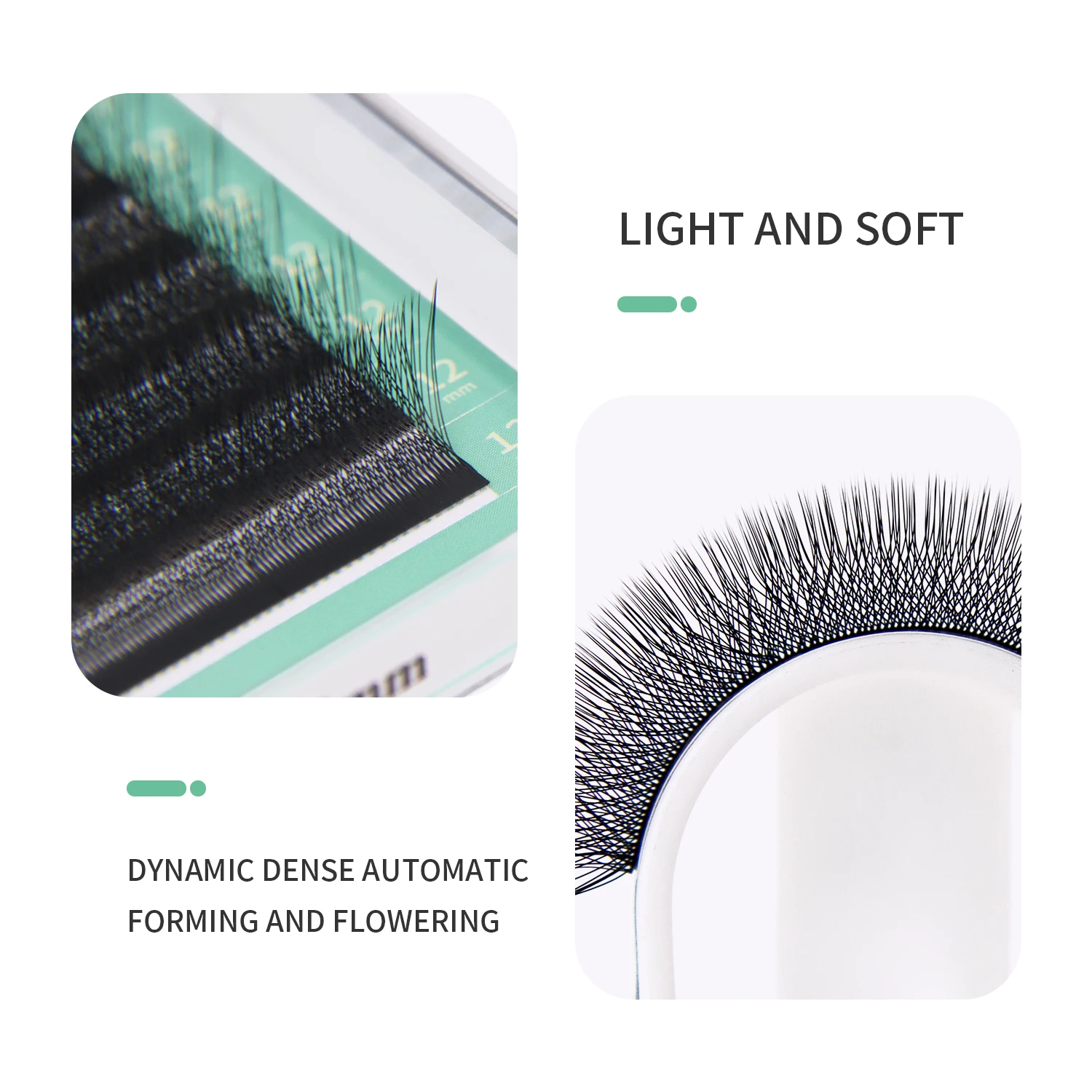 GLAMLASH 4D W Shape Eyelash Ex - Eyelash Extension Volume Styles recension och pris