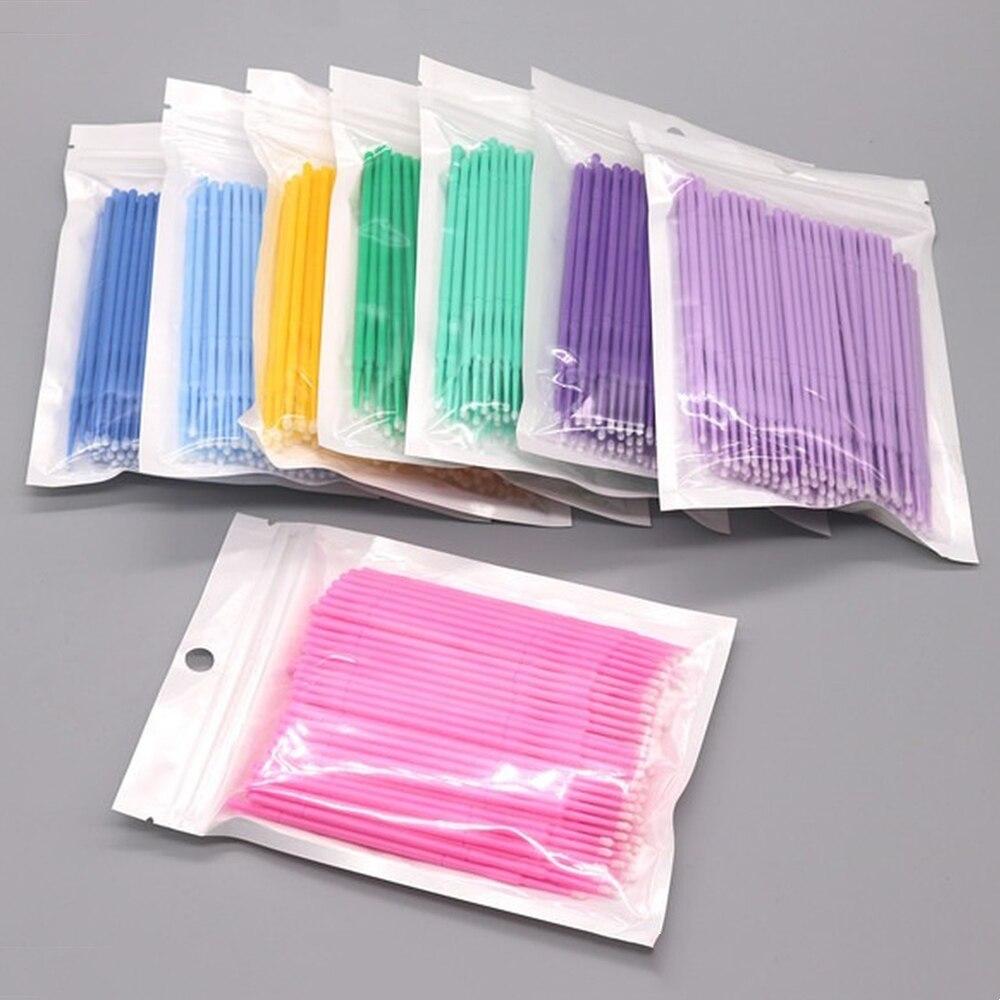 100pcs/lot Micro Brushes Make  - Eyelash Extension Cleaning recension och pris