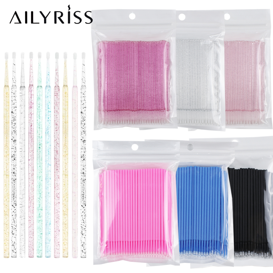 500pcs/lot Disposable Applicat - Eyelash Extension Cleaning recension och pris