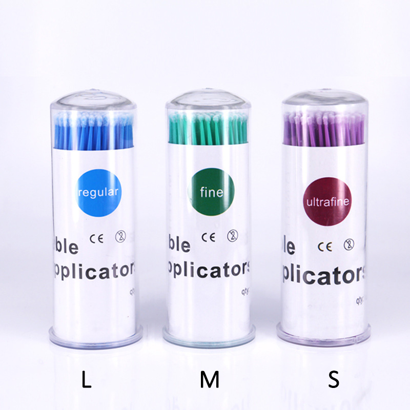 100Pcs/bottle MicroBrush For E - Eyelash Extension Cleaning recension och pris