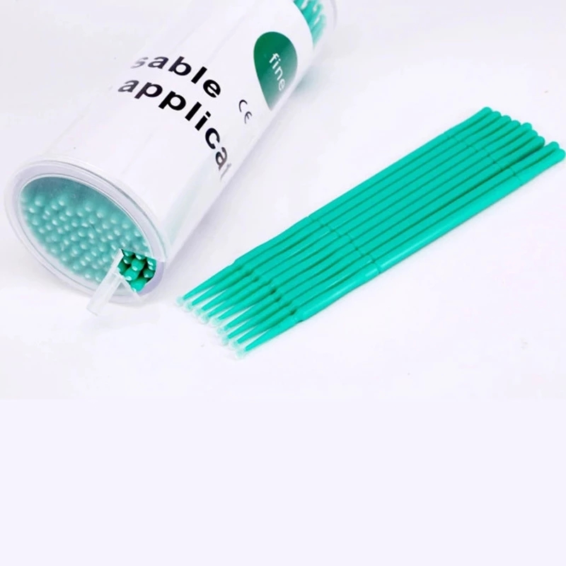 100Pcs/bottle MicroBrush For E - Eyelash Extension Cleaning recension och pris