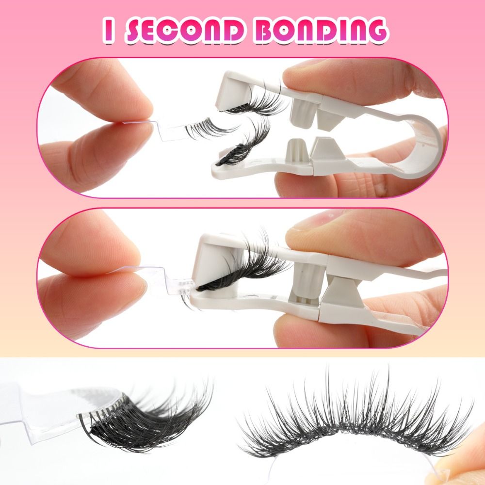 Reusable Magnetic Eyelashes Lo - Eyelash Extension Uv Glue recension och pris