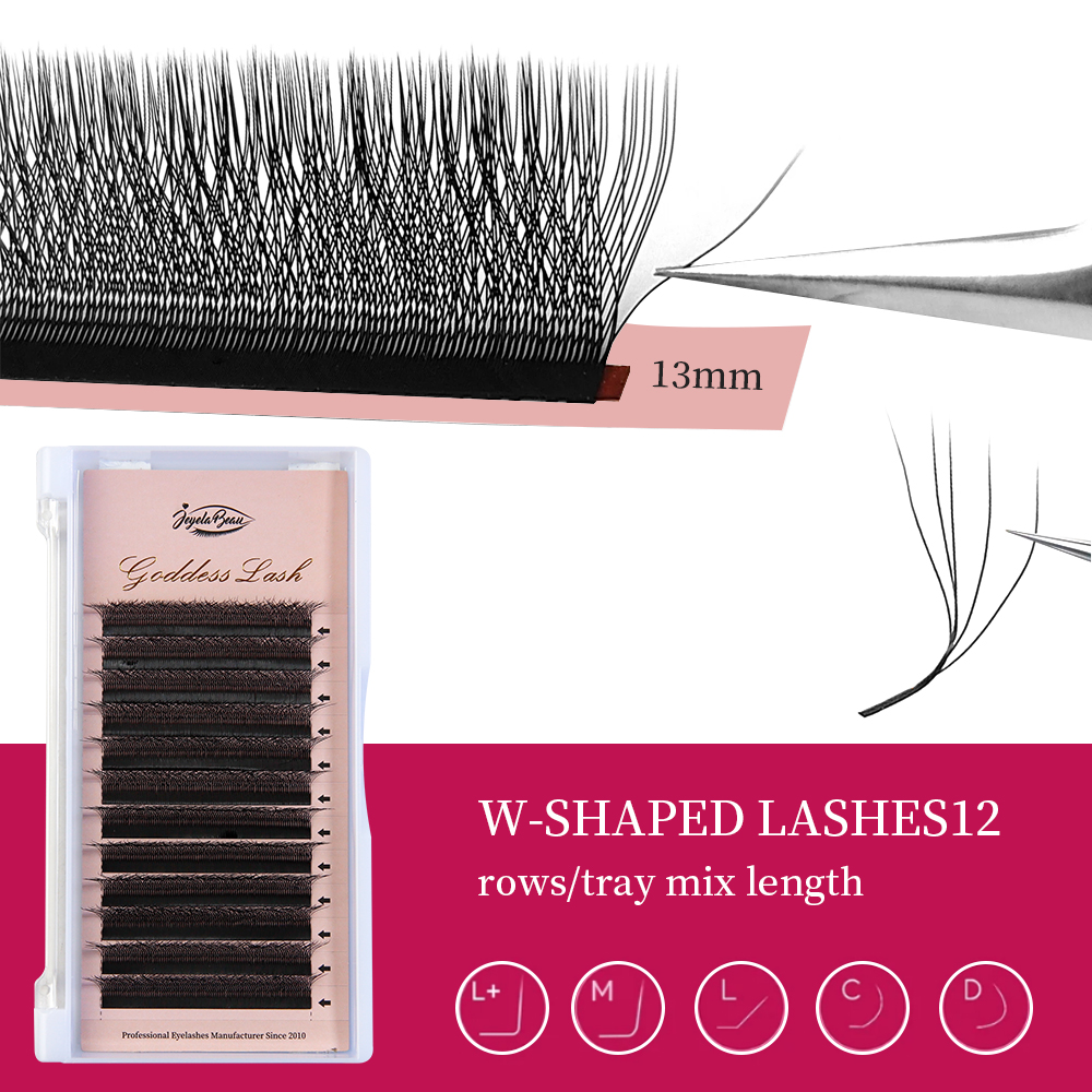 Goddess W3D 4D 5D M Curl Eyela - Eyelash Extension Volume Styles recension och pris