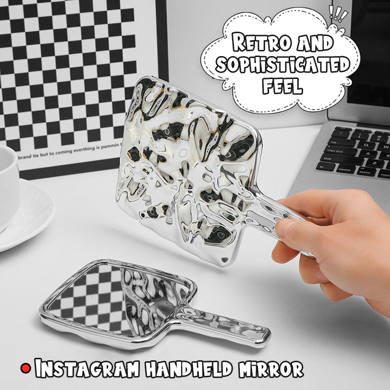 Square Handheld Makeup Mirror  - Eyelash Extension Equipment recension och pris