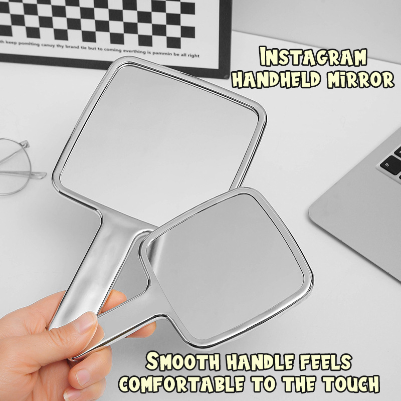 Square Handheld Makeup Mirror  - Eyelash Extension Equipment recension och pris