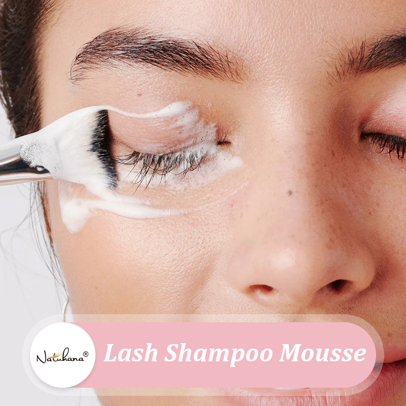 NATUHANA 60ml Gentle Lash Clea - Eyelash Extension No 9 recension och pris