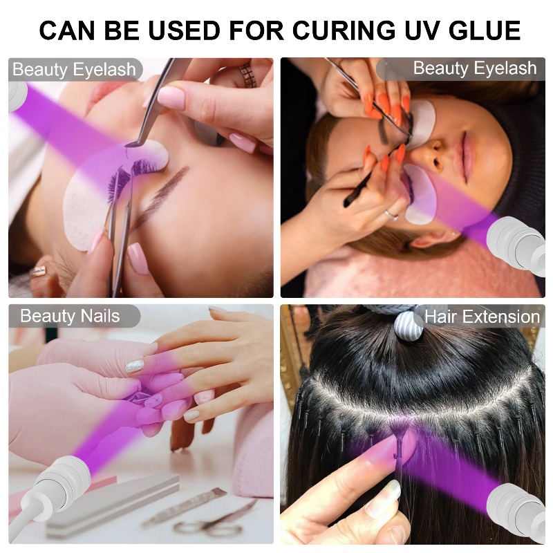 UV Eyelash Lamp Grafting Exten - Eyelash Extension Uv Glue recension och pris