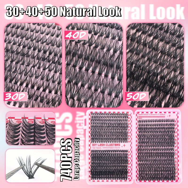 740/200pcsCluster Eyelash Exte - Eyelash Extension Equipment recension och pris