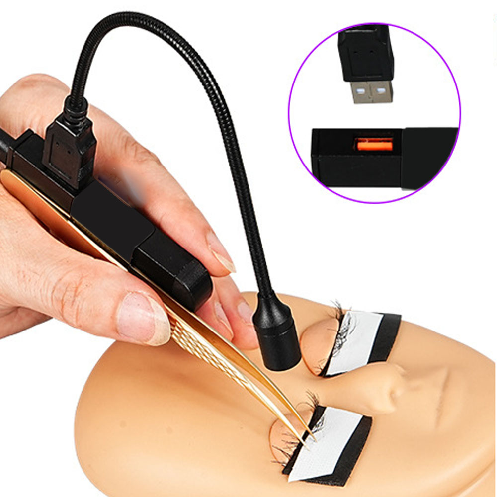 USB lamp head Handheld Tweezer - Eyelash Extension Uv Glue recension och pris