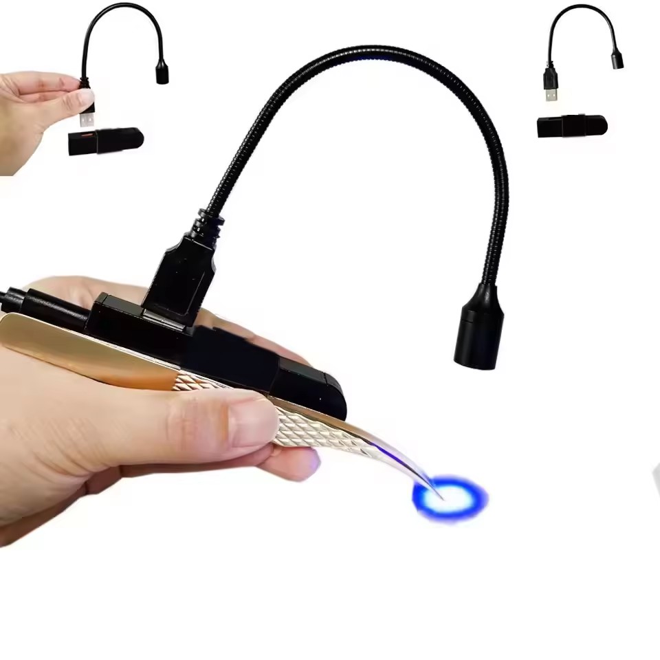 USB lamp head Handheld Tweezer - Eyelash Extension Uv Glue recension och pris