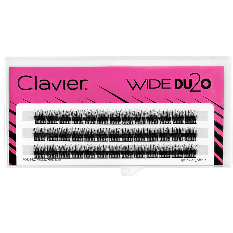Clavier WIDE DU2O 6 Boxes Kit  - Eyelash Extension Double Volume recension och pris