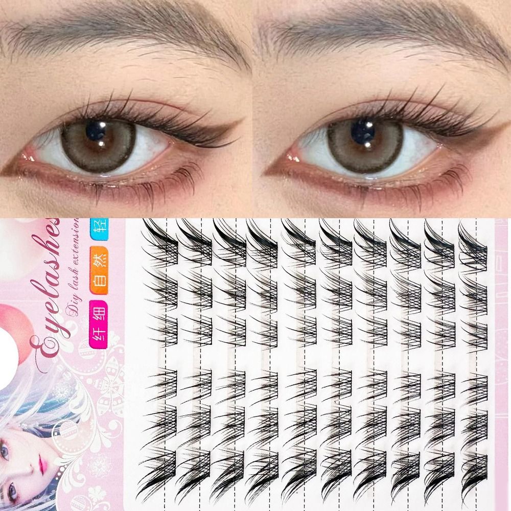 3D Cat Eye Clusters Lashes Nat - Eyelash Extension Equipment recension och pris