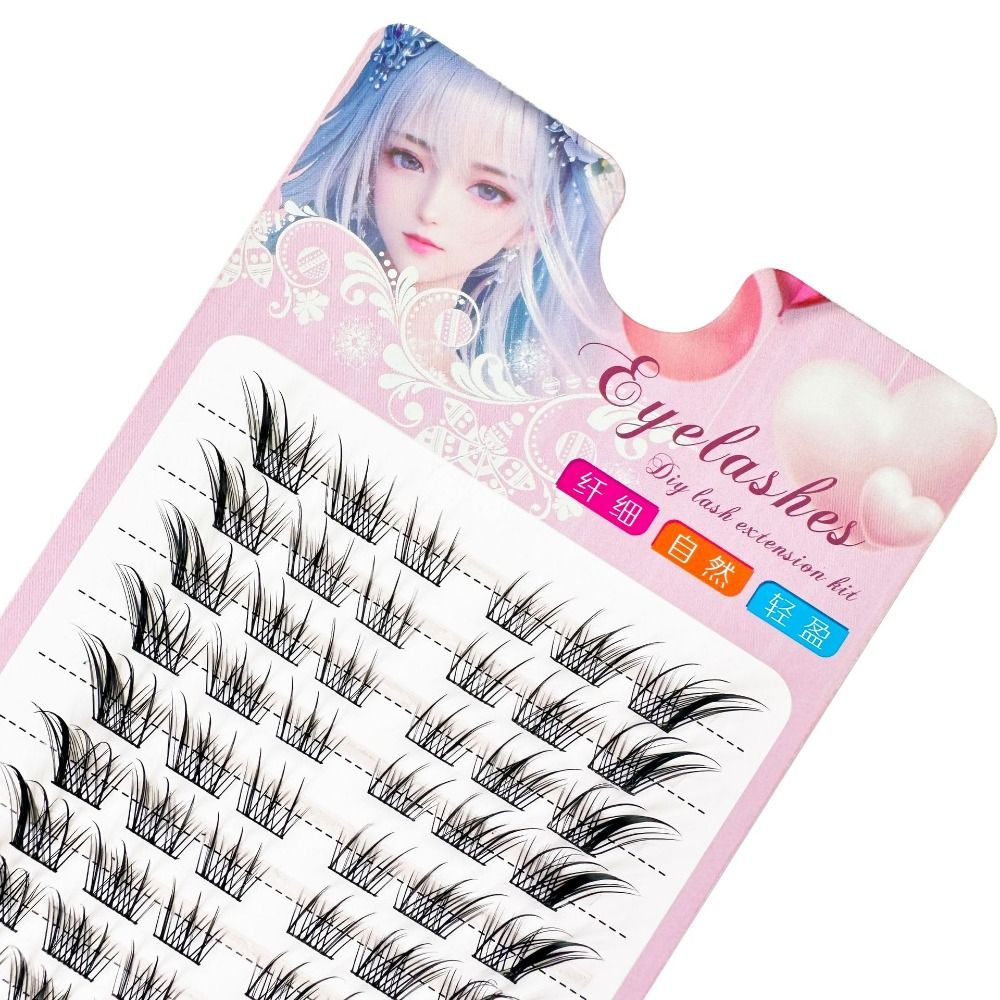 3D Cat Eye Clusters Lashes Nat - Eyelash Extension Equipment recension och pris
