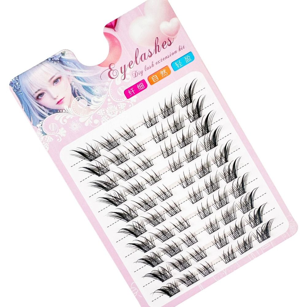 3D Cat Eye Clusters Lashes Nat - Eyelash Extension Equipment recension och pris