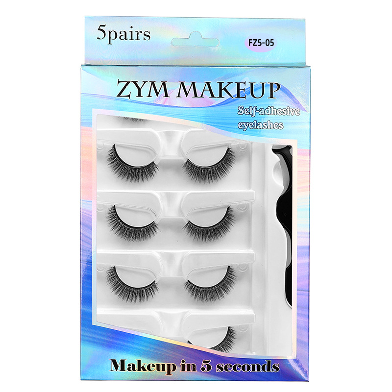5 Pairs Glue-free Self-adhesiv - Eyelash Extension Uv Glue recension och pris